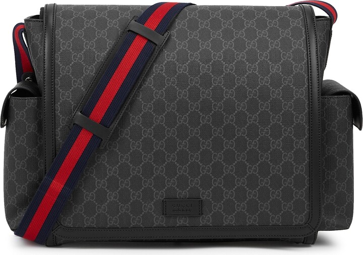 Harvey Nichols Gucci GG Supreme Changing Bag, Girl, Monogrammed Black