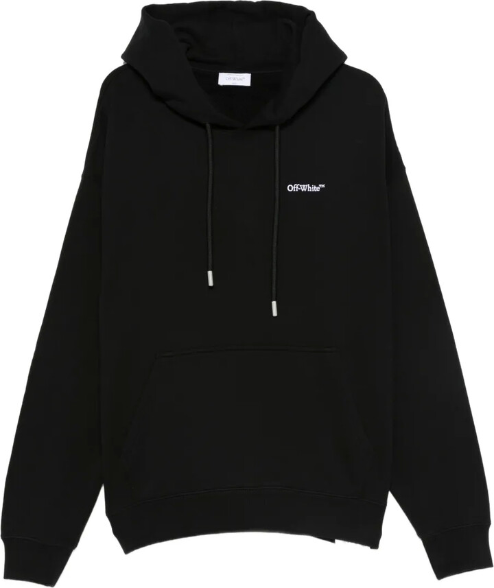 Off-White Logo-Embroidered Hoodie