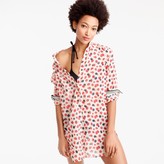 Thumbnail for your product : J.Crew Beach shirt in berry print