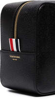 Thumbnail for your product : Thom Browne Pebble Grain Leather Wash Bag