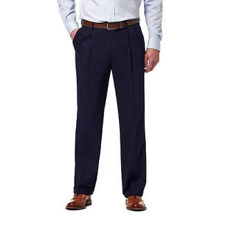 Haggar Premium Stretch Classic Fit Pleated Pant