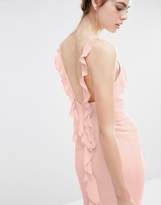 Thumbnail for your product : Jarlo Wedding Maxi Dress with Fishtail and Ruffles at Back