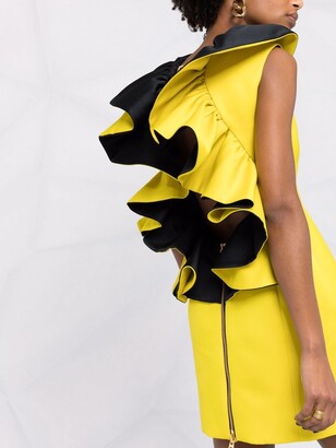 AZ Factory Ruffle-Detail Mini Dress