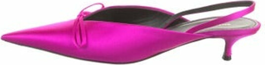 balenciaga satin mules