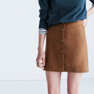 Madewell Button-Front Skirt