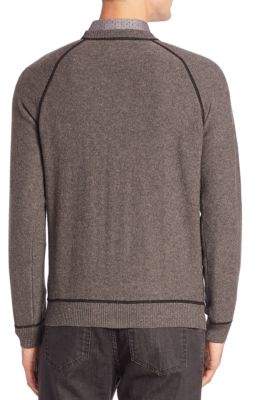 Luciano Barbera Crewneck Long Sleeve Sweater