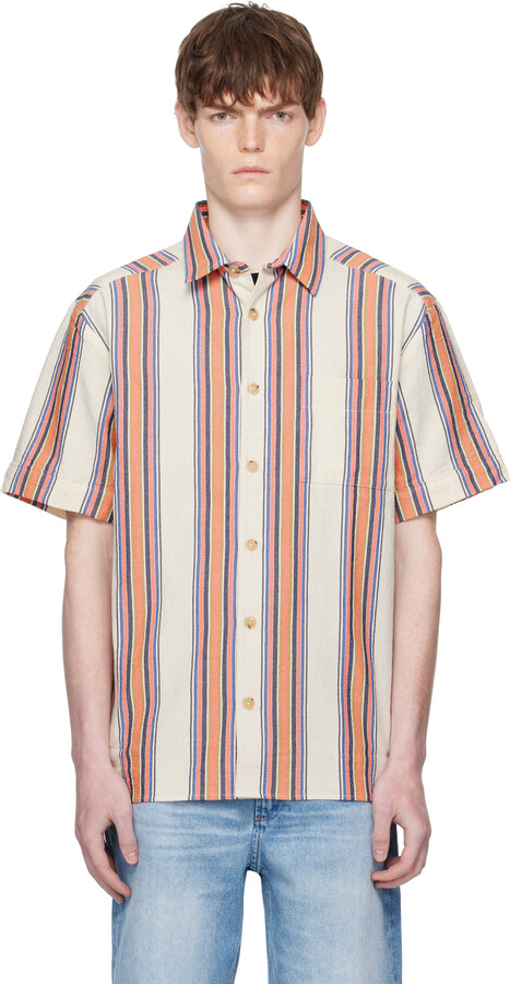 A.P.C. Multicolor Ross Short-Sleeve Shirt