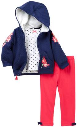 Little Me Embroidered Hoodie and Legging (Baby Girls)