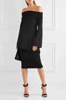 Thumbnail for your product : Cushnie Ribbed Jersey Skirt - Black