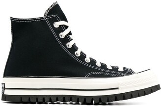 black converse white sole