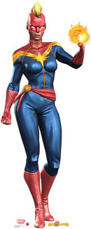Advanced Graphics Marvel Contest of Champions Captain Marvel Life Size Cardboard Cutout