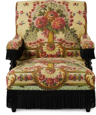 Gucci Garden print armchair