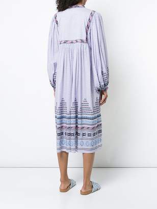 Figue Nora embroidered smock dress