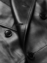 Thumbnail for your product : Vetements Oversized Leather Trench Coat