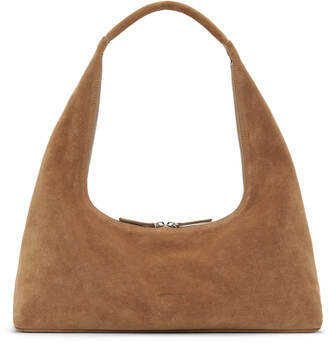 Marge Sherwood Leather Hobo Shoulder Bag in Brown Womens Bags Hobo bags and purses 