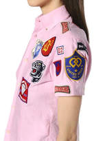 Thumbnail for your product : DSQUARED2 Patches Embellished Oxford Shirt