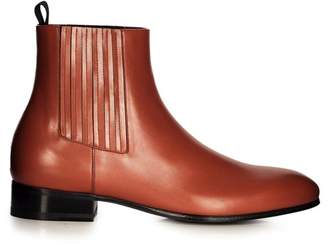 Balenciaga Leather chelsea boots