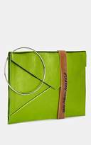 Thumbnail for your product : MM6 MAISON MARGIELA Women's Metallic Leather Clutch - Green