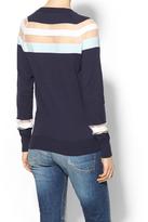 Thumbnail for your product : Investments Misha Nonoo Varsity Color Blocked Monofilament Knit Top