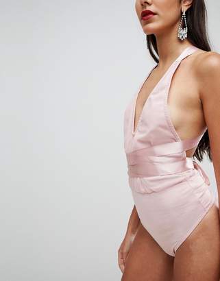 ASOS Tall Occasion Body In Tulle With Pretty Straps