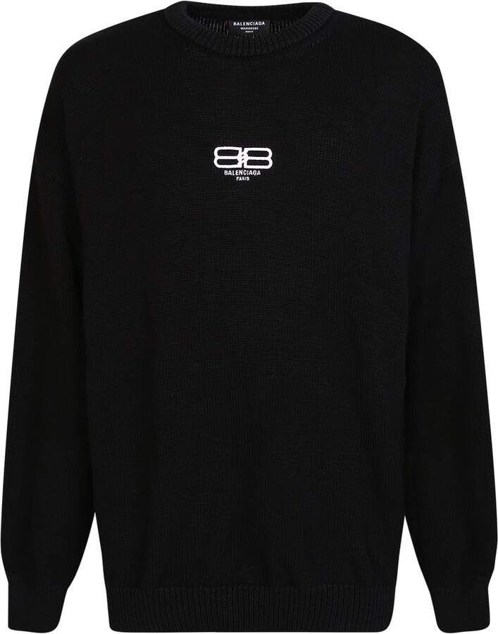 balenciaga logo jumper