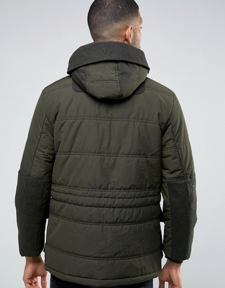 Esprit Padded Jacket With Military Pocket Detail