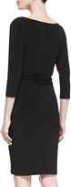 Thumbnail for your product : David Meister 3/4-Sleeve Jersey Dress