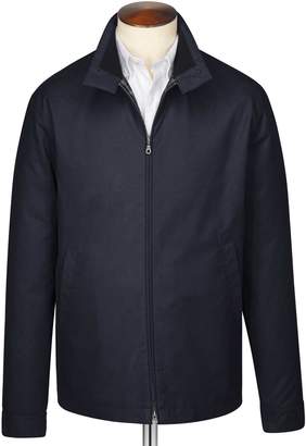 Charles Tyrwhitt Navy Harrington Cotton Jacket Size 44