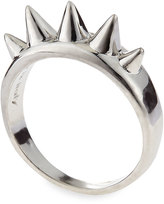 Thumbnail for your product : Alexander McQueen Silvertone Studs Ring