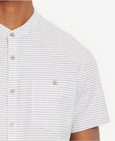 Thumbnail for your product : Kenneth Cole Reaction Men's Striped Band Collar Shirt