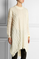 Thumbnail for your product : Vionnet Cable-knit mohair-blend sweater dress