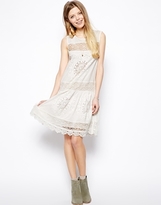 Thumbnail for your product : ASOS Sundress with Drop Waist and Embroidery