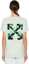 Thumbnail for your product : Off-White Coral Printed Cotton T-shirt