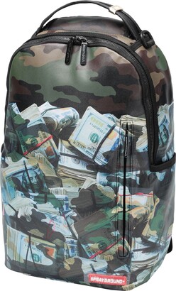 Sprayground Tough Money Backpack Backpack Military Green