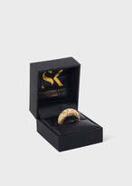 Thumbnail for your product : Paul Smith Yellow Gold Sleek Quartz Signet Ring by Susannah King