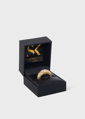 Paul Smith Yellow Gold Sleek Quartz Signet Ring by Susannah King