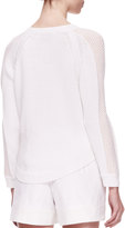 Thumbnail for your product : 3.1 Phillip Lim V-Neck Sweater with Cold Shoulders
