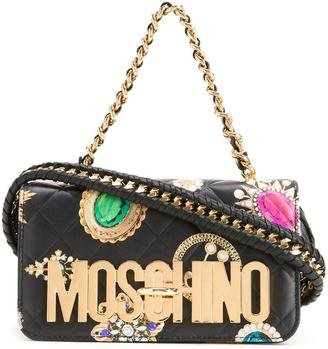 Moschino jewel print shoulder bag