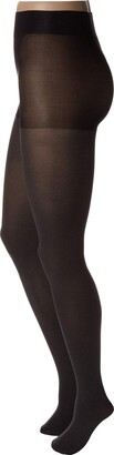 Hue Opaque Tights with Control Top 2-Pair Pack (Graphite Heather) Hose