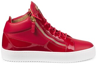 Giuseppe Zanotti Red Men's Sneakers Athletic Shoes | Shop the world's largest collection fashion | ShopStyle