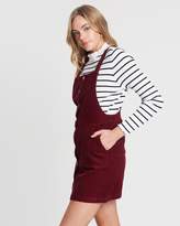 Thumbnail for your product : Miss Selfridge Button Cord Pinny