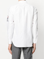 Thumbnail for your product : Thom Browne classic button-down patch shirt
