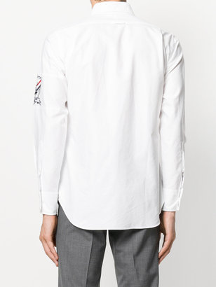 Thom Browne classic button-down patch shirt