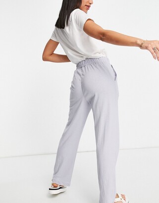 And other stories & cotton co-ord jersey trousers in light blue - MBLUE