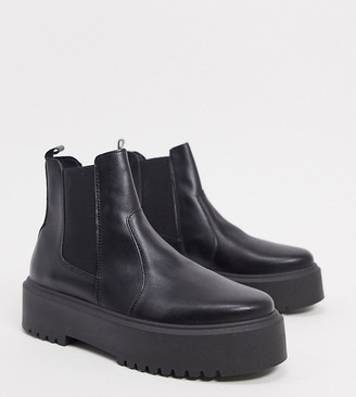 asos women's black chelsea boots