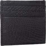 Thumbnail for your product : Barneys New York Men's Alligator Flat Card Case - Black