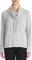 Thumbnail for your product : Jones New York Striped Cowl Neck Pullover (Petite)