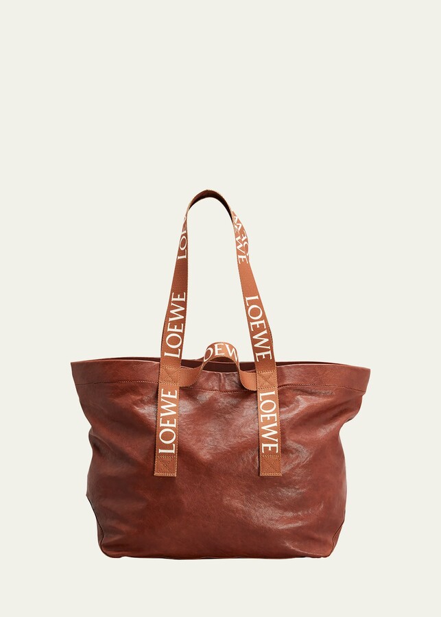 Loewe Men's Leather Fold Shopper Bag ShopStyle
