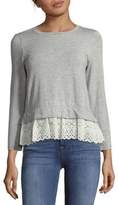 Thumbnail for your product : Rebecca Taylor Terry Embroidered Top