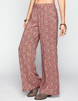 Thumbnail for your product : Lily White Boho Daisy Print Womens Palazzo Pants